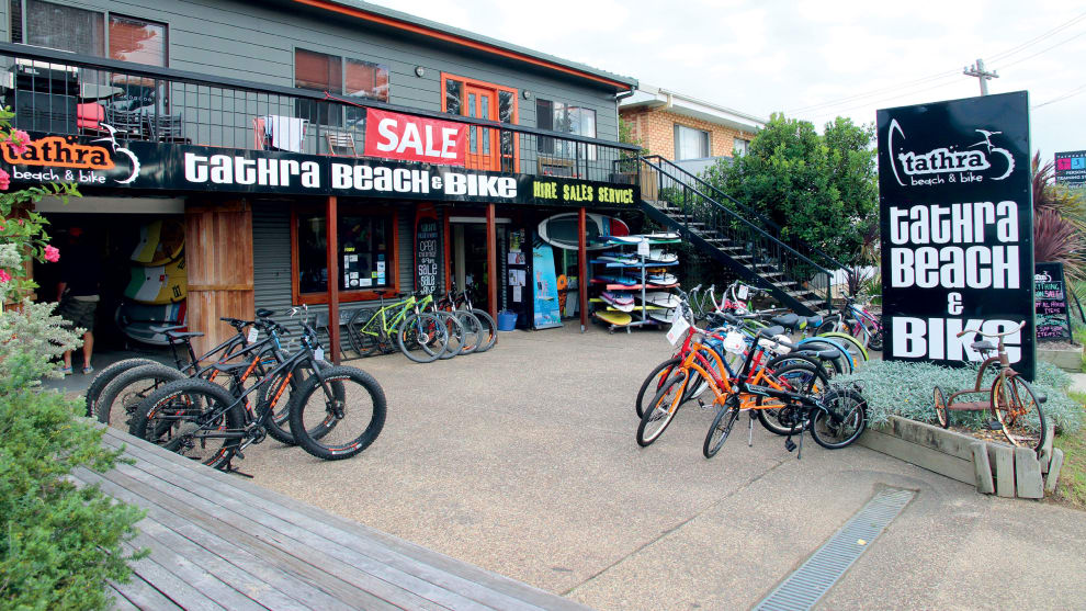 Tathra Beach and Bike is well equipped for any repairs you're likely to need and they also offer MTB hire. You can even hire out a fatbike!