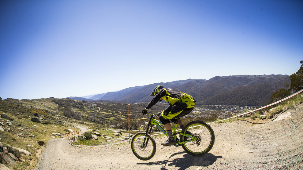 Top of the Cannonball Downhill, photo by Tim Bardsley-Smith