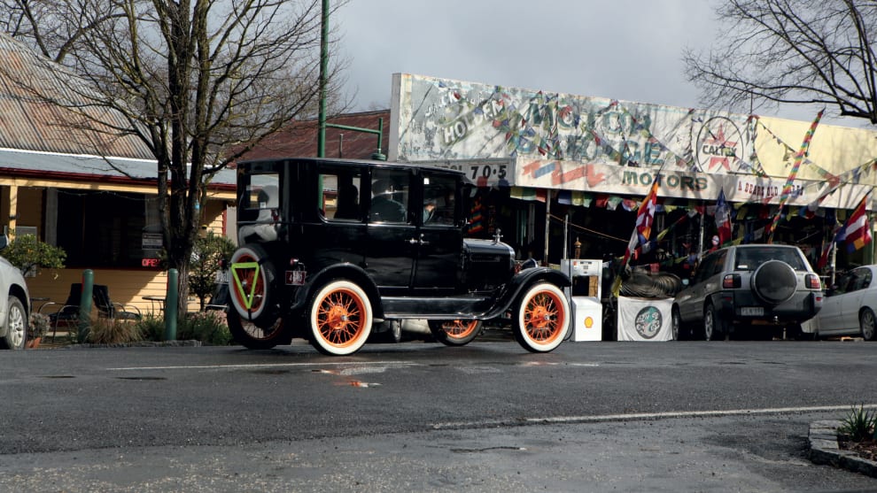 The main street of Yack really takes you back in time.