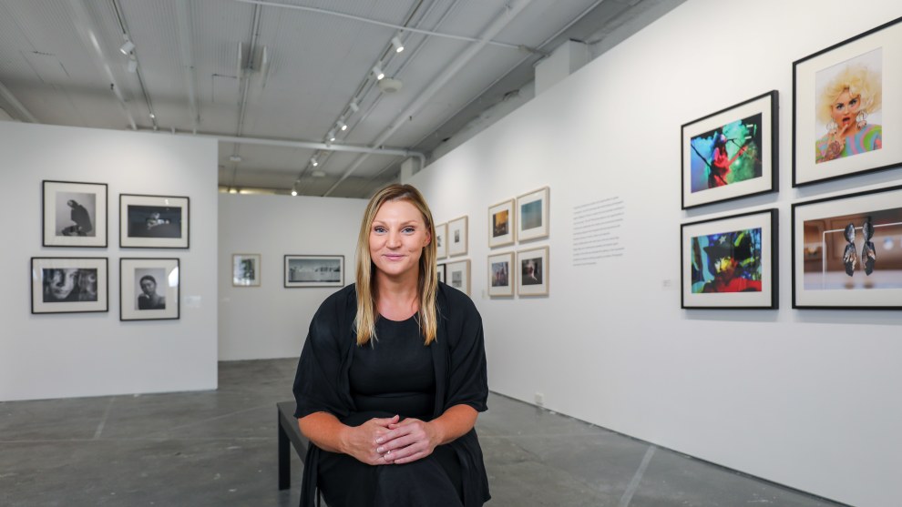 ACP CEO, Cherie McNair, at the Australian Centre for Photography's new home.