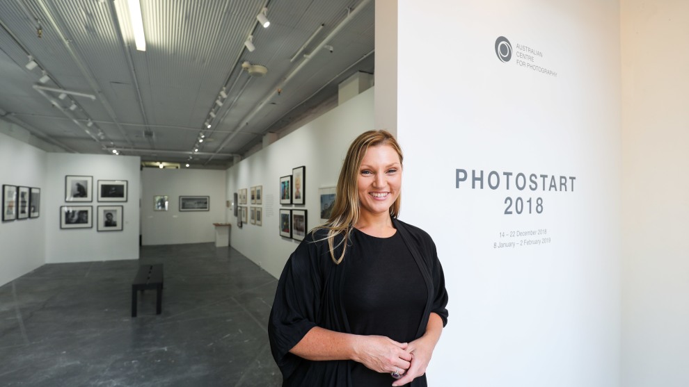 ACP CEO, Cherie McNair, at the Australian Centre for Photography's new home.