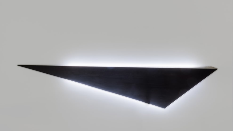 Wall lamp by Aldo Dezani, photo by Ashley Mackevicius.