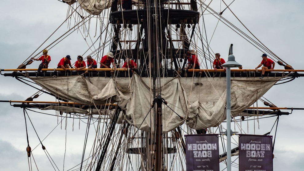Image credit: Ben Cunningham, supplied by Australian Wooden Boat Festival