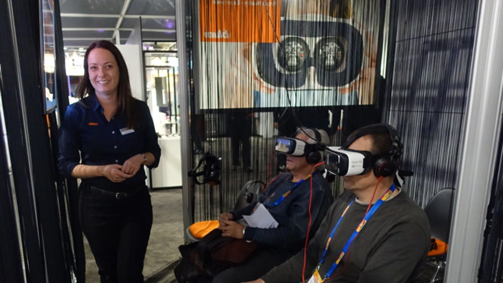 Adults only screened viewing of virtual hinge creation by Blum.