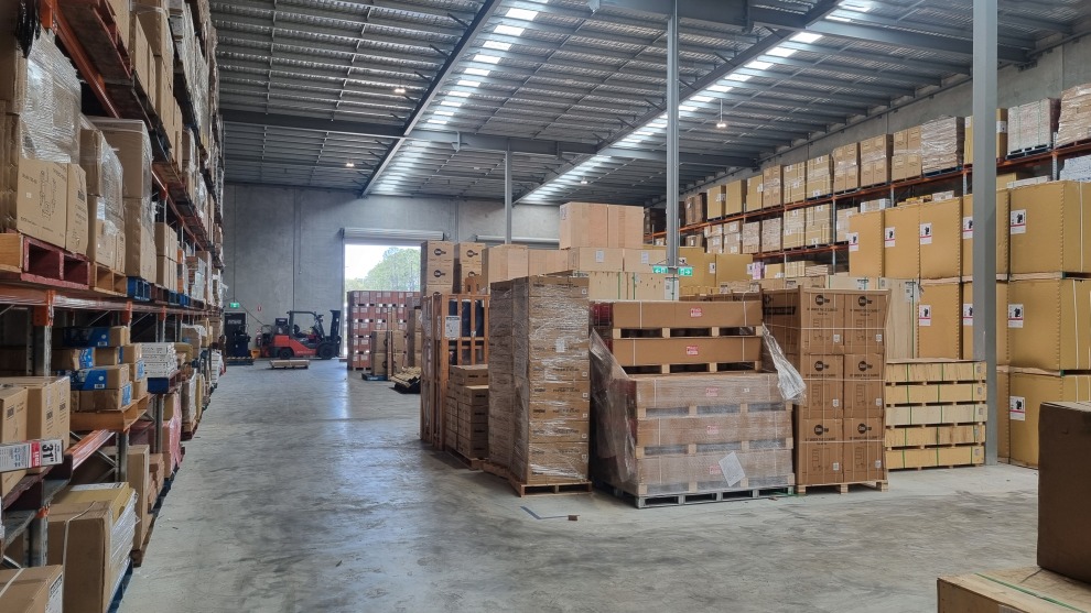 The new and expanded Carbatec Tingalpa warehouse is adjacent and accessible from the new store.