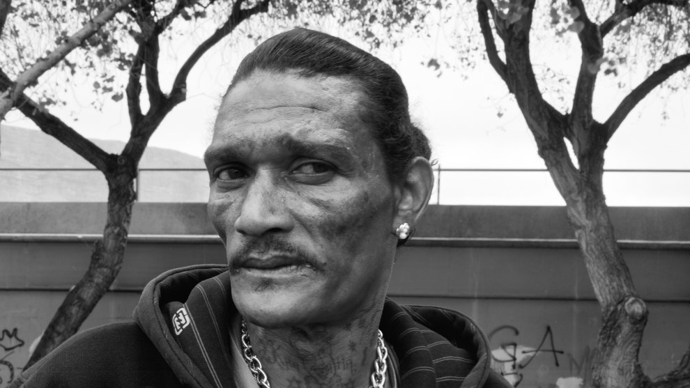 David Goldblatt, Blitz Maaneveld at the Terrace, Woodstock, Cape Town, where he murdered a man with whom he had been gambling. 7 October 2008 (4_A0411), 2008. Image courtesy the artist and Goodman Gallery, Johannesburg &copy; the artist