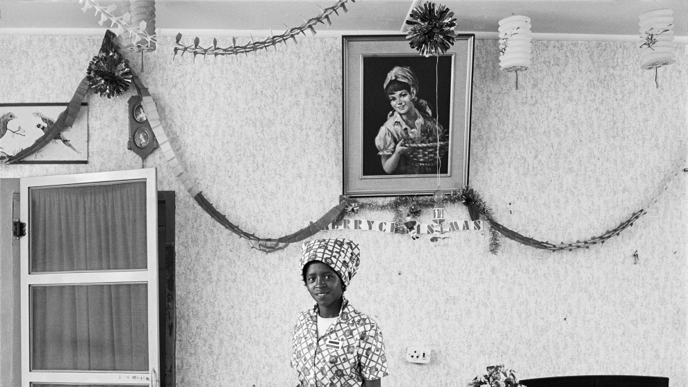 David Goldblatt, Waitress, Bezuidenhout Park. November 1973 (2_18256), 1973. Image courtesy the artist and Goodman
Gallery, Johannesburg &copy; the artist