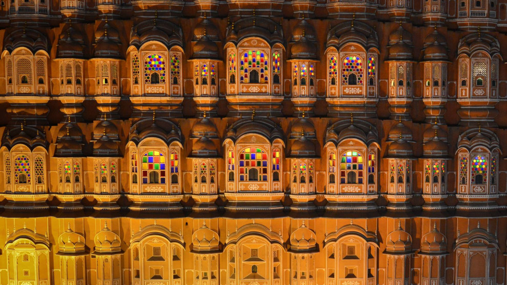 The Palace of the Wind in Jaipur, India