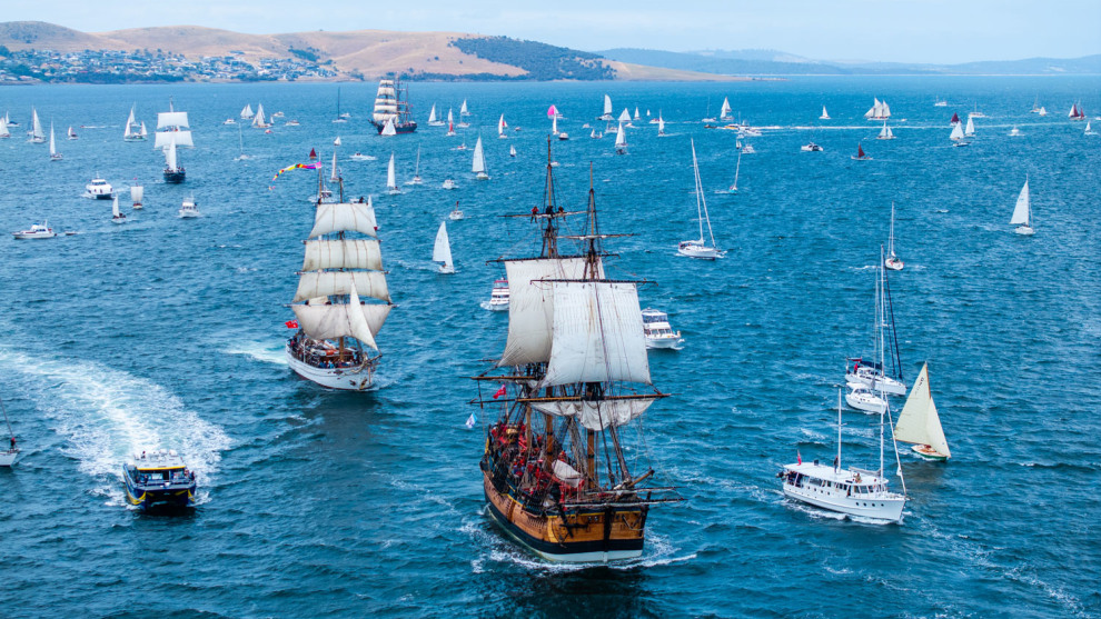 Image credit: Stuart Gibson. Supplied by Australian Wooden Boat Festival