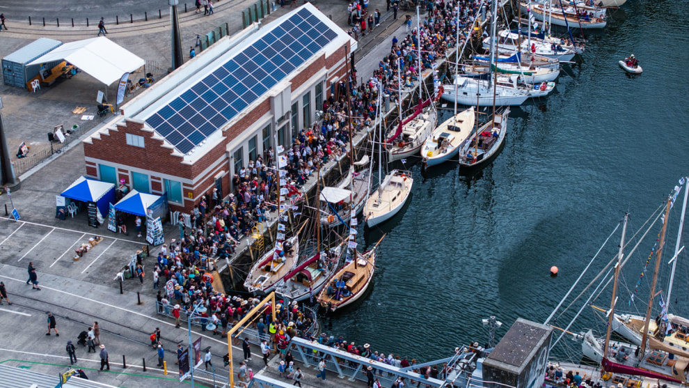 Image credit: Stuart Gibson. Supplied by Australian Wooden Boat Festival