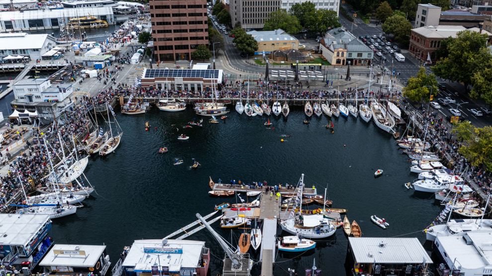 Image credit: Stuart Gibson. Supplied by Australian Wooden Boat Festival