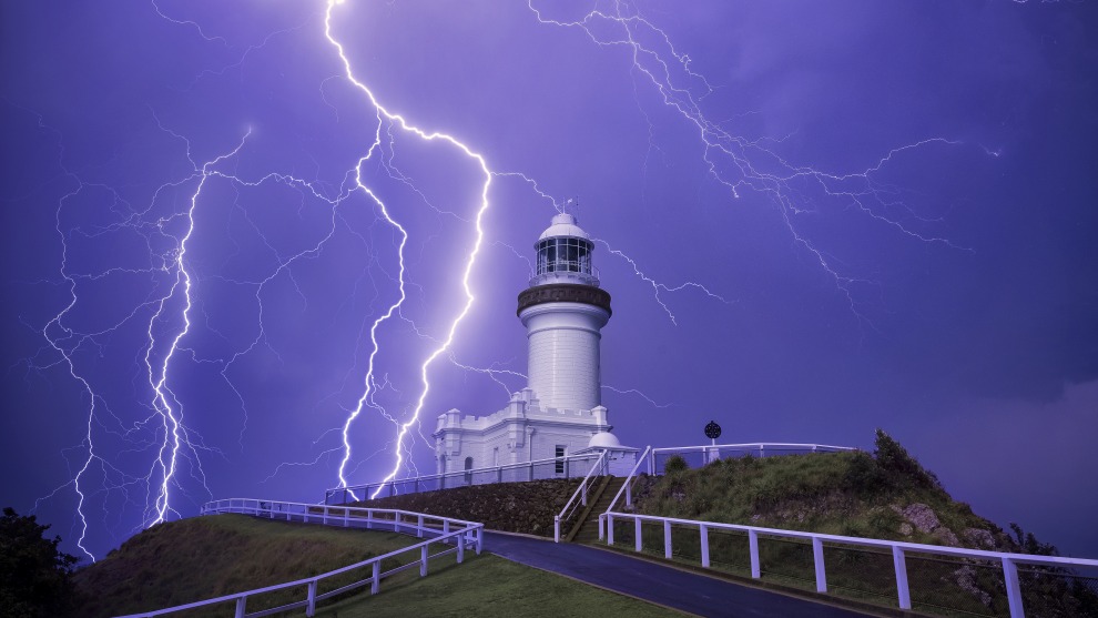 Byron Lighthouse, NSW.&nbsp;Of all the lightning strikes I&rsquo;ve captured this one still has my ears ringing. This was a single frame and the noise that accompanied this strike was deafening. I used the fence line as a leading line into the frame. Nikon D810, 16-35mm f/4 lens @ 26mm, 20s @ f/9, ISO 200.