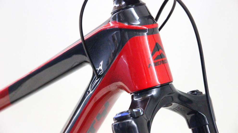 Nice lines on the carbon frame but it's expected that Merida will have an alloy version in the works too.