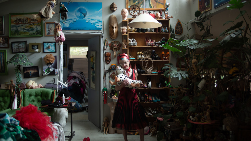 &copy; Kristina Kraskov. I'm just a suburban fashionista, 2021. 2021 NPPP Art Handlers Award winner.