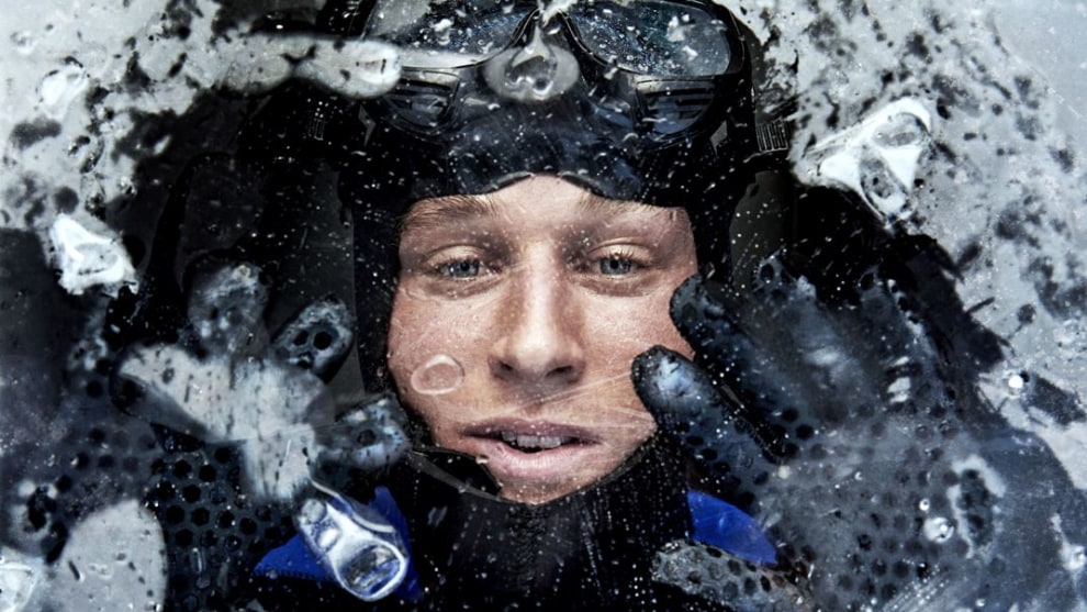 &copy; Jesper Gronnemark. People (Finalist). Portrait of Endurance Athlete Anders Hofman. Portrait of endurance athlete Anders Hofman before his attempt to complete a triathlon at Antarctica.