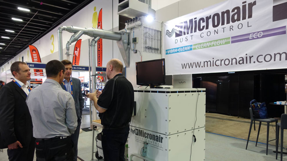 Dust systems were everywhere. Australian manufacturers Micronair displayed their systems.
