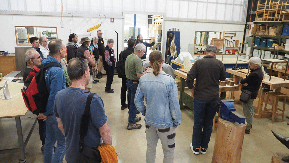 Studio visit to Mixed Goods shared space