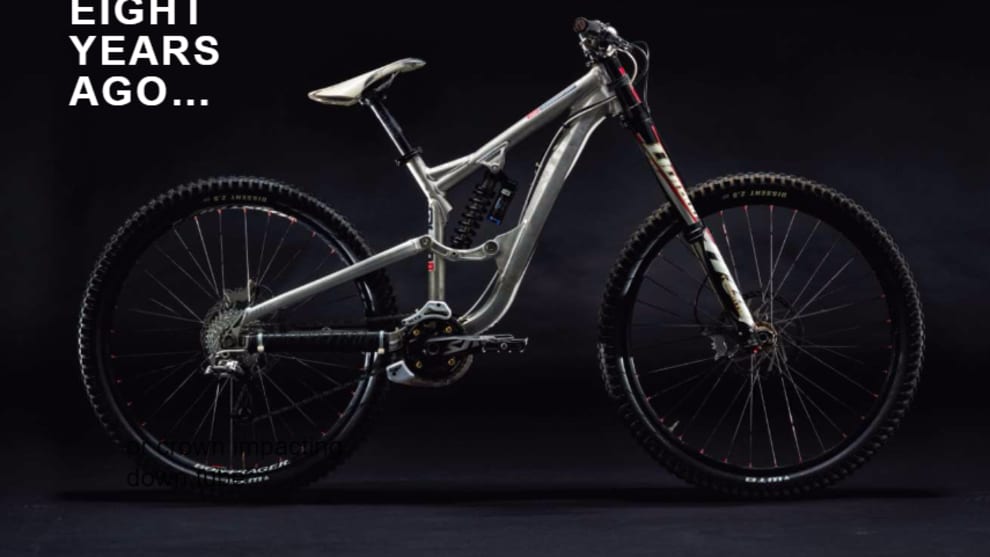 Trek first played with the idea of a DH 29er back in 2009 but canned the idea due to the lack of suitable wheels, tyres and forks.