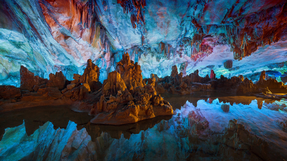 Guilin, China, Lair of the dark knight.