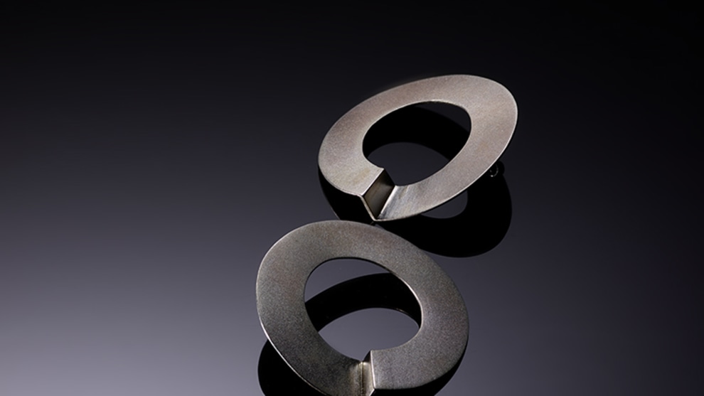 Rengin Guner &ndash; The Void Earrings. Photo: Peter Whyte