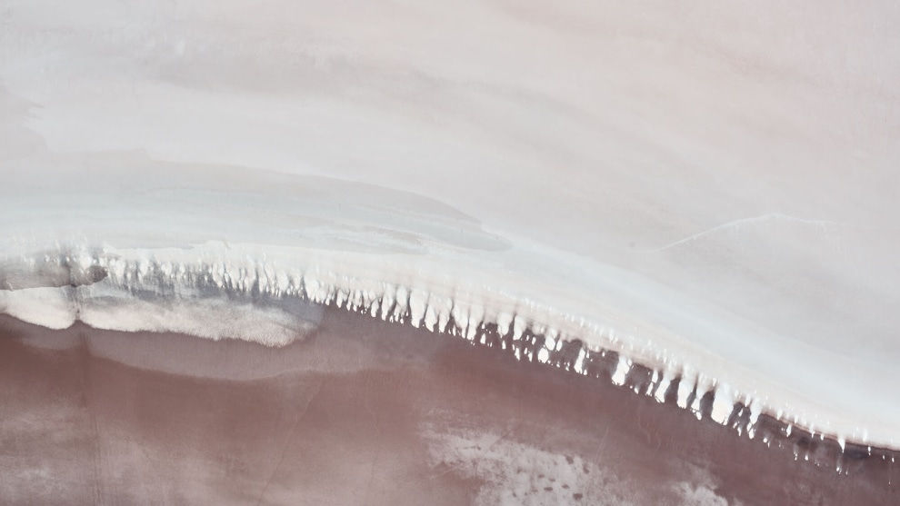 S30&ordm;54.1&rsquo;E139&ordm;50.9&rsquo; | FROME WATERCOLOUR | Lake Frome, South Australia