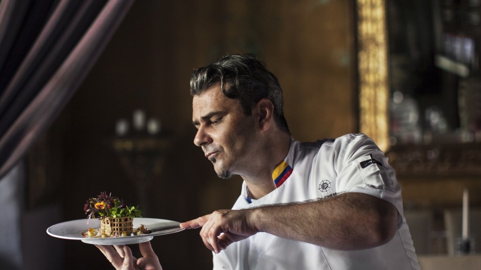 Intercontinental London Park Lane Food at the Table. Tom Parker	UK, Fine Dining Colombia. This is the executive chef of the famous 1621 restaurant at the Santa Clara Hotel in Cartagena, Colombia.
