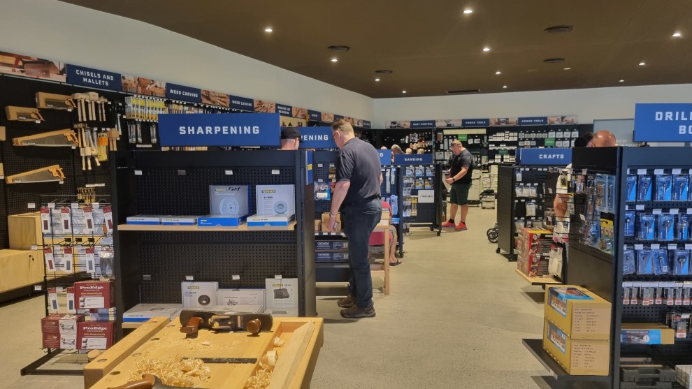 Get the feel of new hand tool options on 'try before you buy' benches.