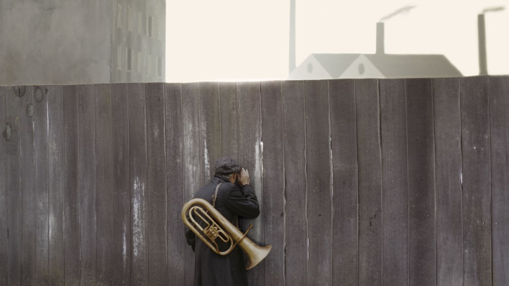Paolo Ventura
Aperture

Behind the Walls #06. 2011.

&ldquo;Traveling musicians passed through the streets of the city where I lived between Christmas and New Year&rsquo;s Eve when I was a child in the mid &rsquo;70s. We ran to the balcony and threw coins to them.
I remember one of these musicians had an old black hat with wide flaps. When we gave him coins he used to bow, take off his hat and make a beautiful movement with his arm while winking at my grandmother.&rdquo;

&ndash;Paolo Ventura
