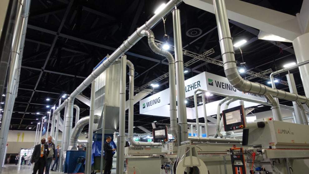 Giant processing solution from Weinig.