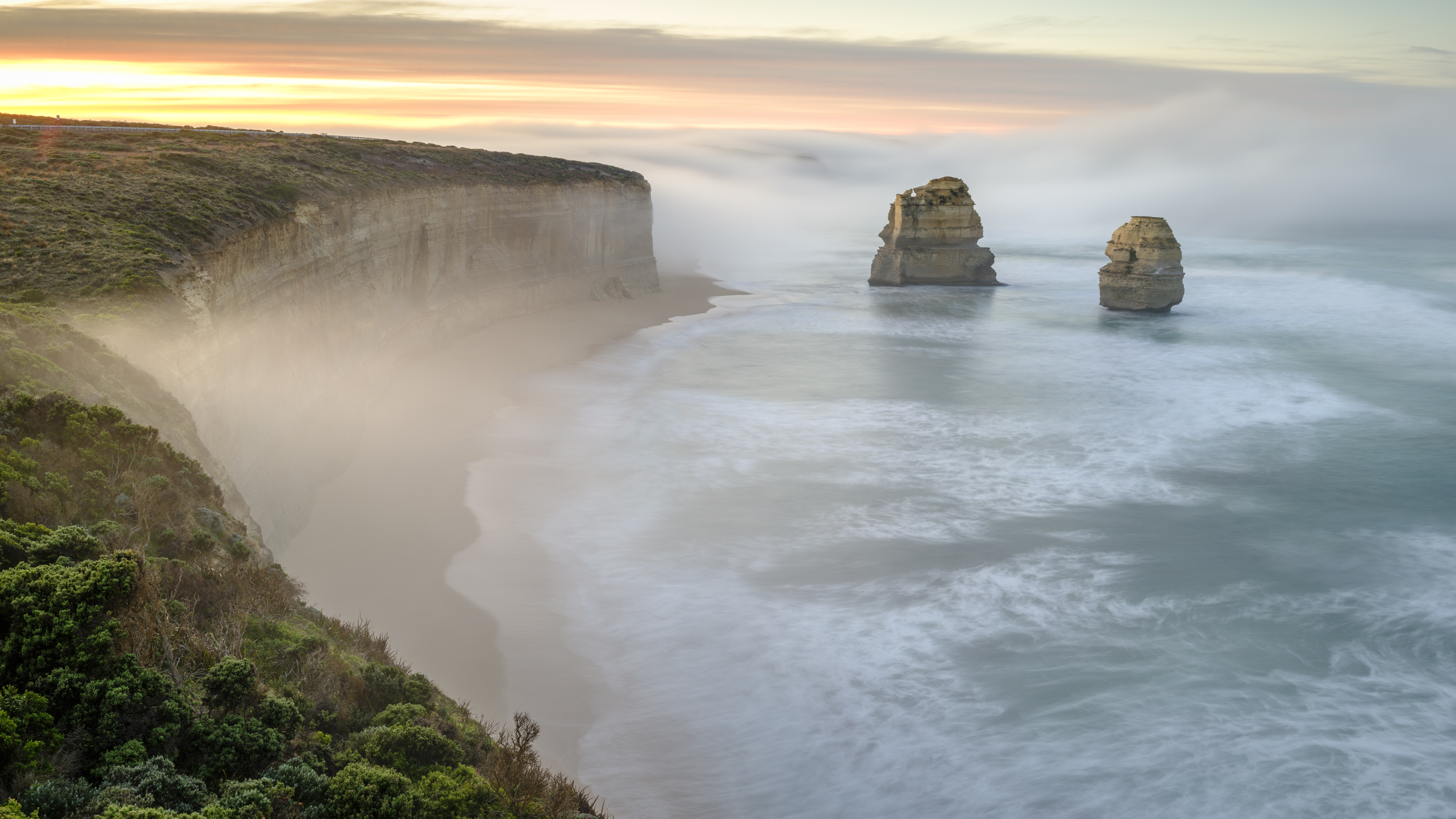 2026 winner: Overall runner-up & winner, Seascape categoryVicki Moritz, ‘Apostles Sea Mist’ — a moody seascape capturing the Twelve Apostles shrouded in mist.