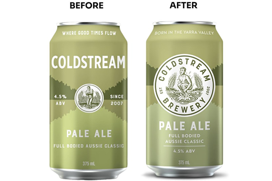 Aside from the logo, the can artwork (by Tyson Sheean) also underwent a subtle update.