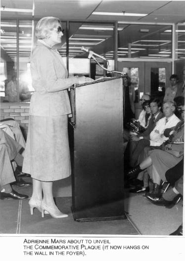 Adrienne Mars in 1978.