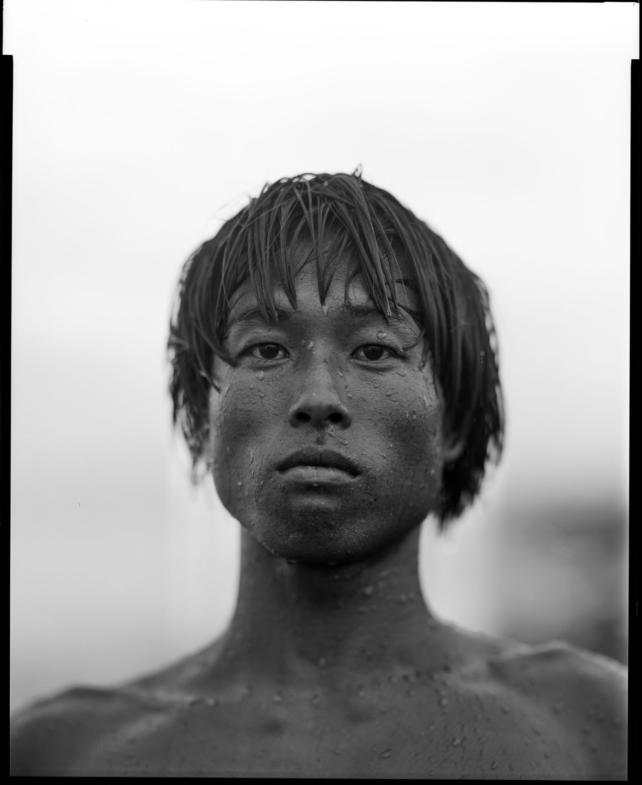 Ross McLennan’s Mono Awards runner-up portrait Jin is part of a series with the working title of Ortho Surfers. “Living in Crescent Head, a surf town, I inadvertently shot a friend’s portrait on 8x10 Ilford Ortho after running out of panchromatic film,” explains McLennan. “I loved the way his tanned skin rendered darker. This self-portrait was made to test a semi-stand development process for the series, helping to extend the film’s dynamic range.