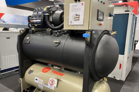 Trane&rsquo;s new compact modular chiller system.