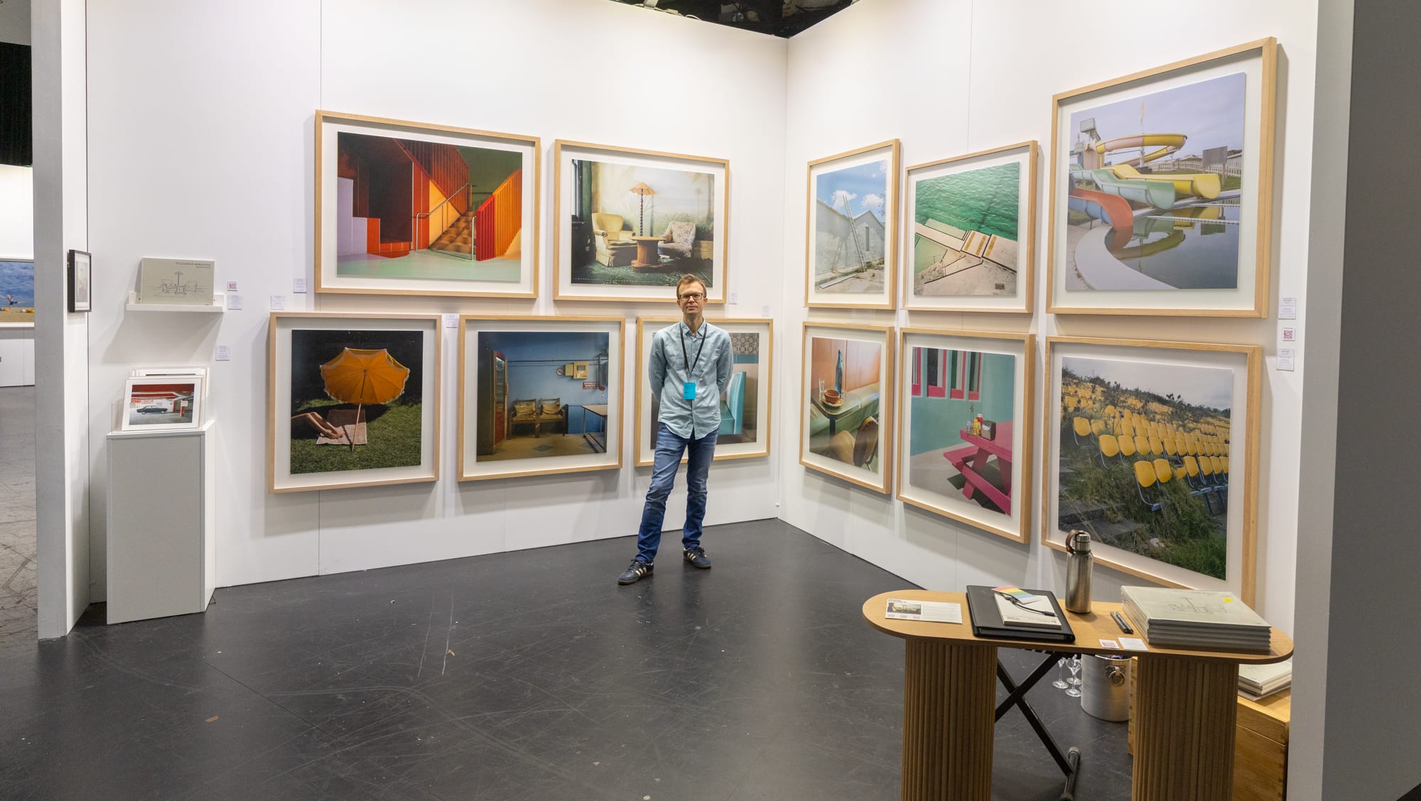 Mark Forbes booth. Photo © Tim Levy