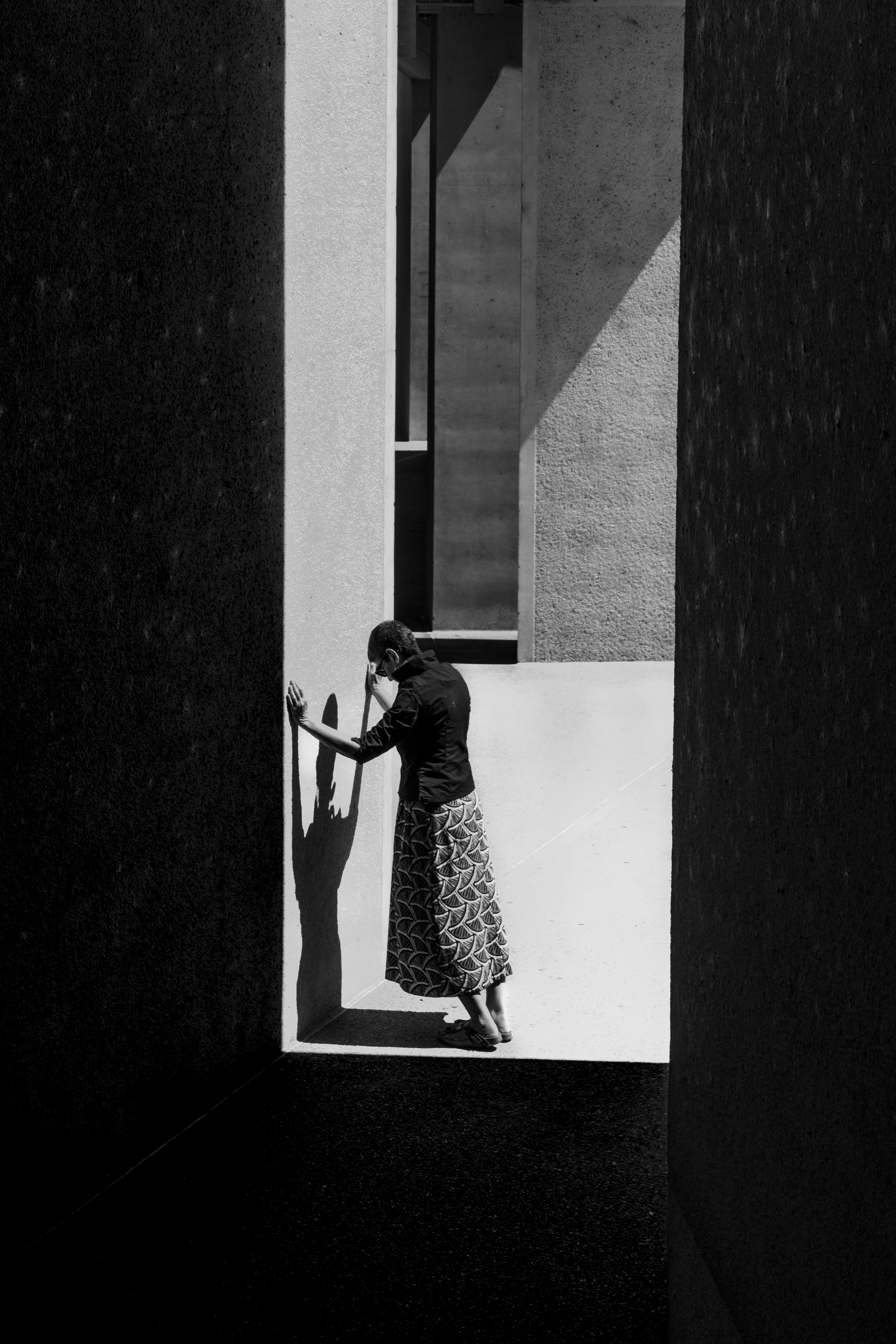 3rd Place, Fiona Bowring, Shadow Play.I met Jill when she massaged my difficult retirement into something bearable with her emotionally intelligent touch and wry banter. Unique amongst friends my age, Jill has maintained her enthusiasm for play, in this case, with the light and dark of the gallery wall. She is delighted to be her own–and my–shadow puppet.