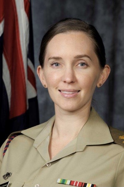 Joint Winner of the People and Culture category: Major Lyndsay Freeman of the ADF.