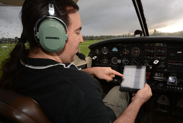 Pilots are generally quick to adopt new technologies in the cockpit. (Steve Hitchen)