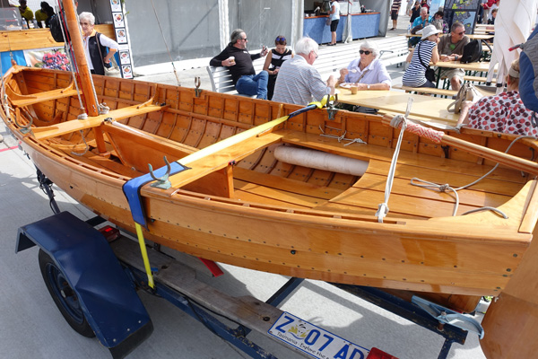 Examples finely crafted boats made from local Tasmanian species were everywhere.