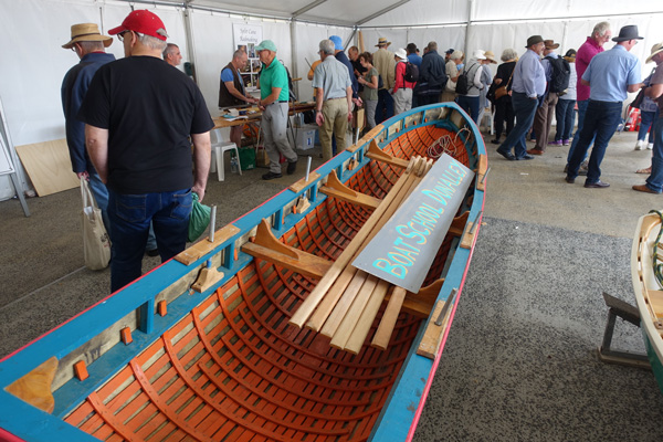 Allied artisan trades were demonstrated in a large marquis.