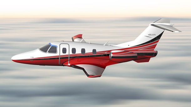 ONE Aviation's Canada light jet is intended to be an improvement on the Eclipse 550. (ONE Aviation)