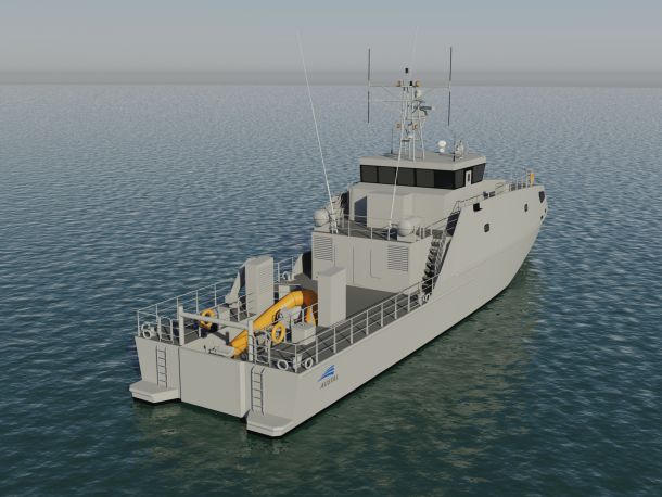 Artist's render of the PPB design. Credit: Austal