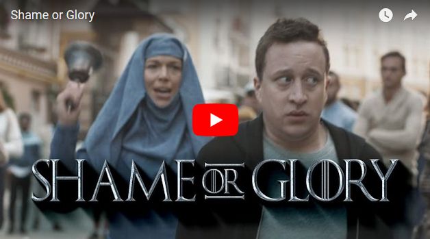 The 2016 ad from SodaStream recreates the hair-raising walk of shame scene from Game of Thrones, featuring an unsuspecting bottled water buyer.