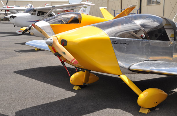 Two Sonex Amateur-built Experimental (AB-[E]) aeroplanes. (Steve Hitchen)
