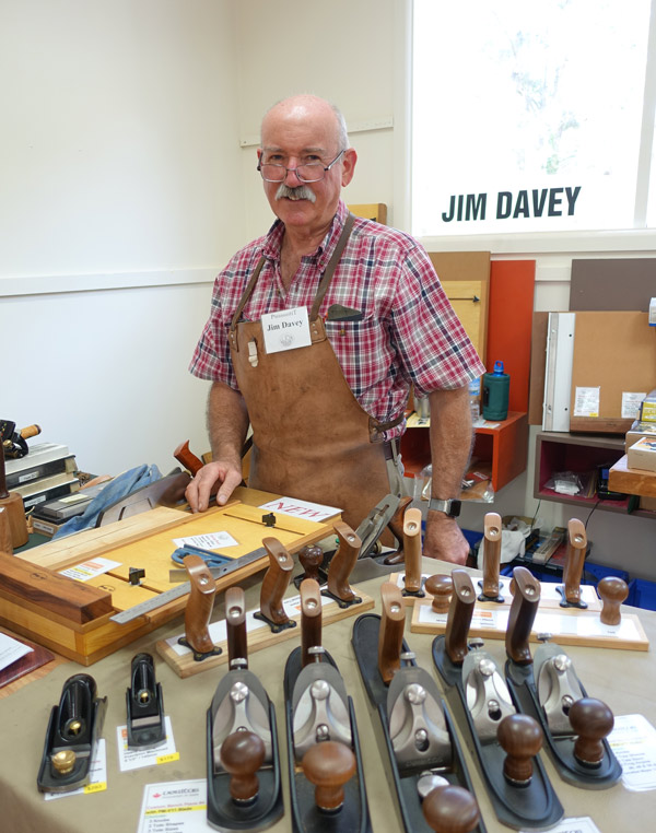 Jim Davey brought a range of Veritas handplanes and other quality tools along to the Sturt weekend.