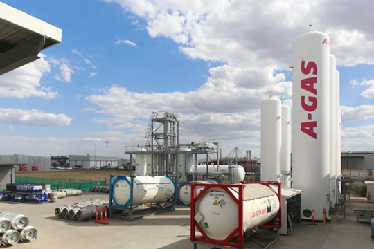 A-Gas facilities in Australia.