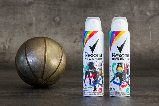 Aerobal World Aluminium Aerosol Can Award 2022 winner, aluminium aerosol cans category: Trivium Packaging Brazil for Rexona. 
Image: Aerobal