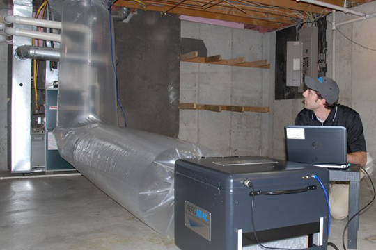 Aeroseal technology in action.