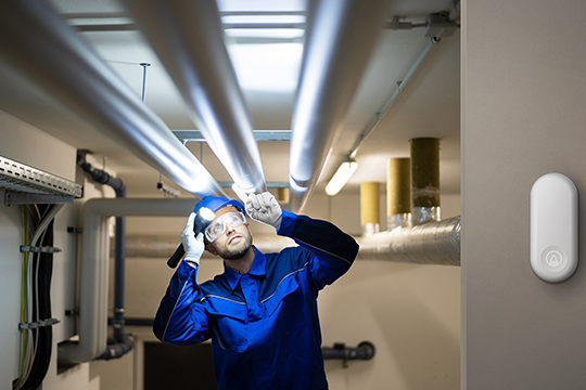 Space Nano is perfect for ducts, air handling units, technical rooms, and similar spaces.