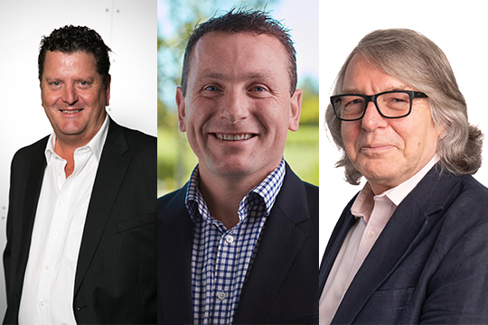 Re-elected to the APPMA Board: Mark Emmett, Matt Nichol, Peter Bradbury
